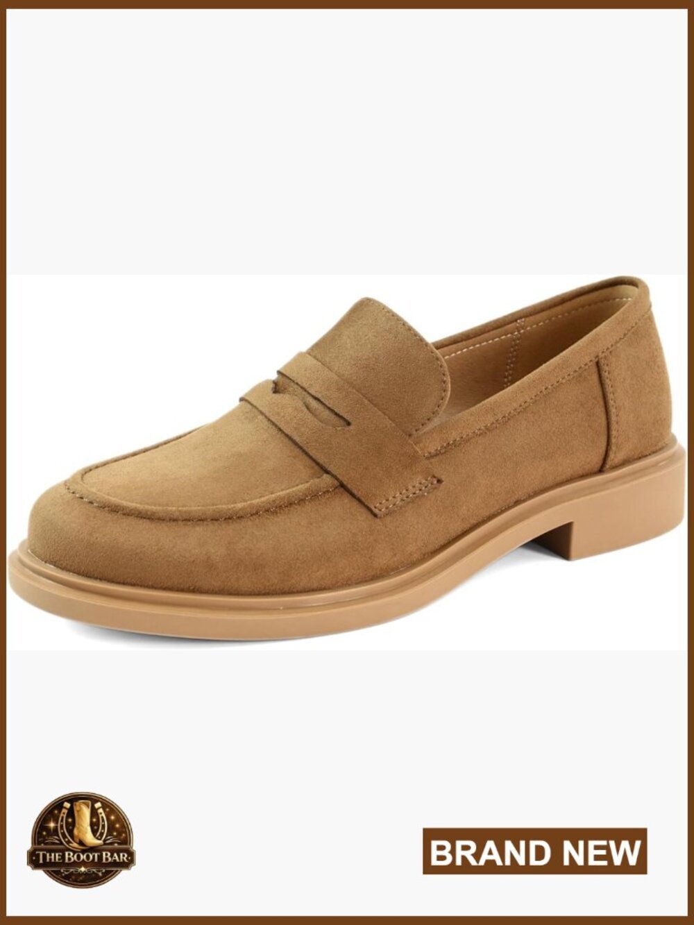 Women's Platform Penny Loafers, Slip On Memory Foam Casual Office Work Shoes